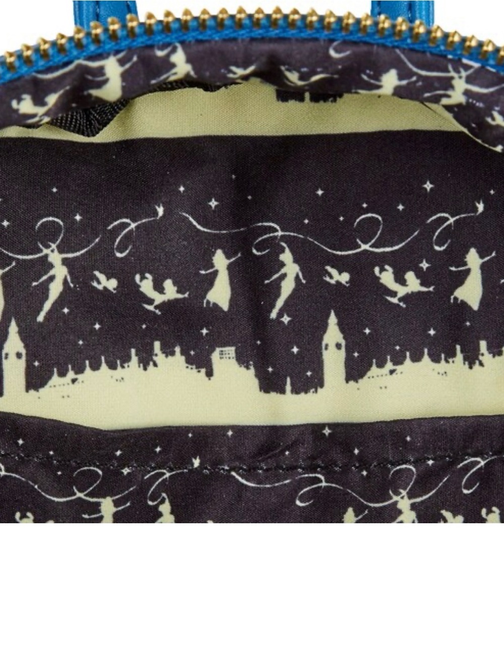 Loungefly Disney Peter Pan Glow in the Dark Big Ben Clock Mini Backpack - Picture 5 of 6